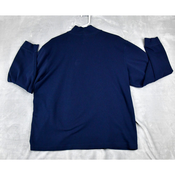 LL Bean Sweatshirt Mens XL Blue 100% Cotton Long Sleeve Pullover 187369 - Picture 5 of 8